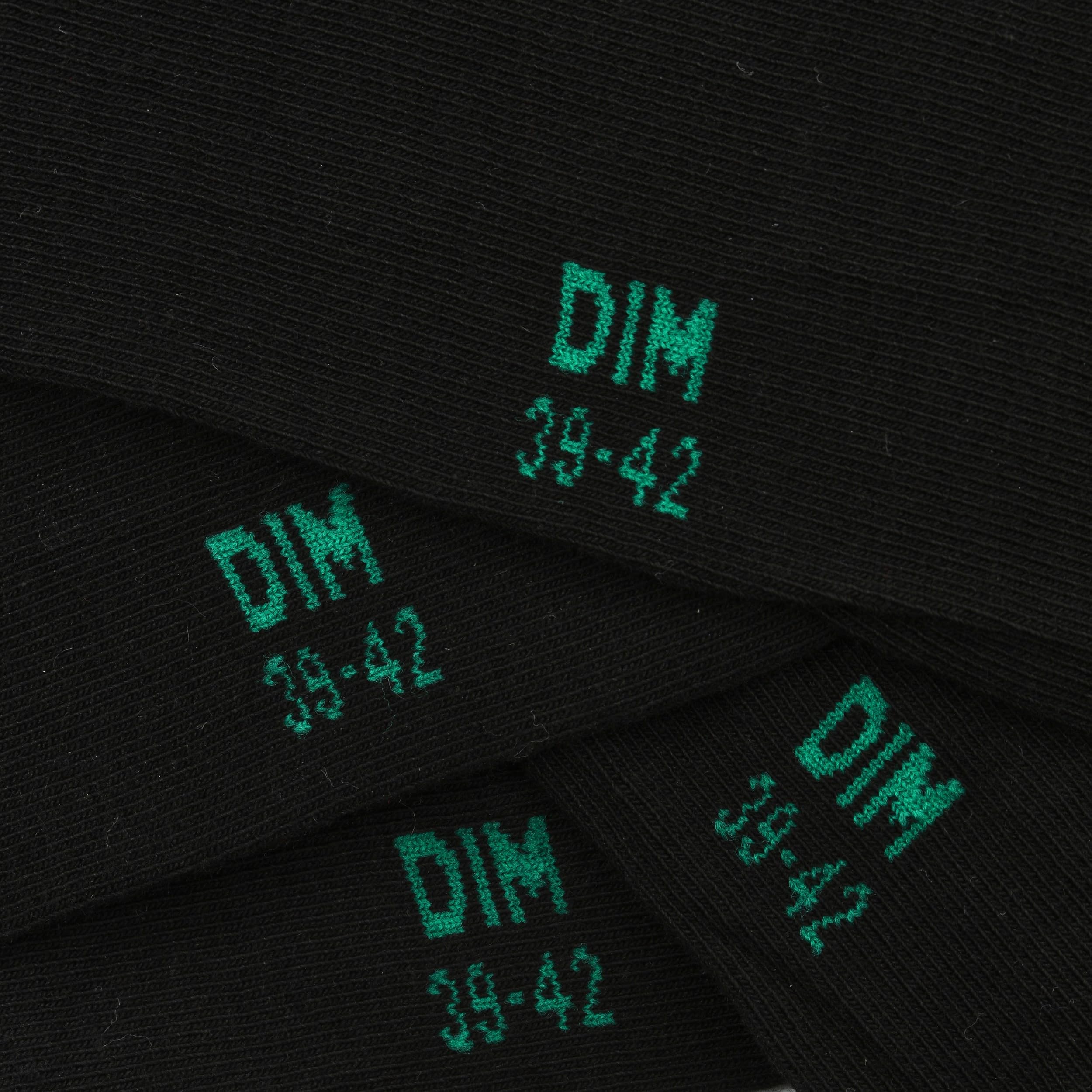 DIM Good Socks calzini uomo neri 2 paia cotone morbido