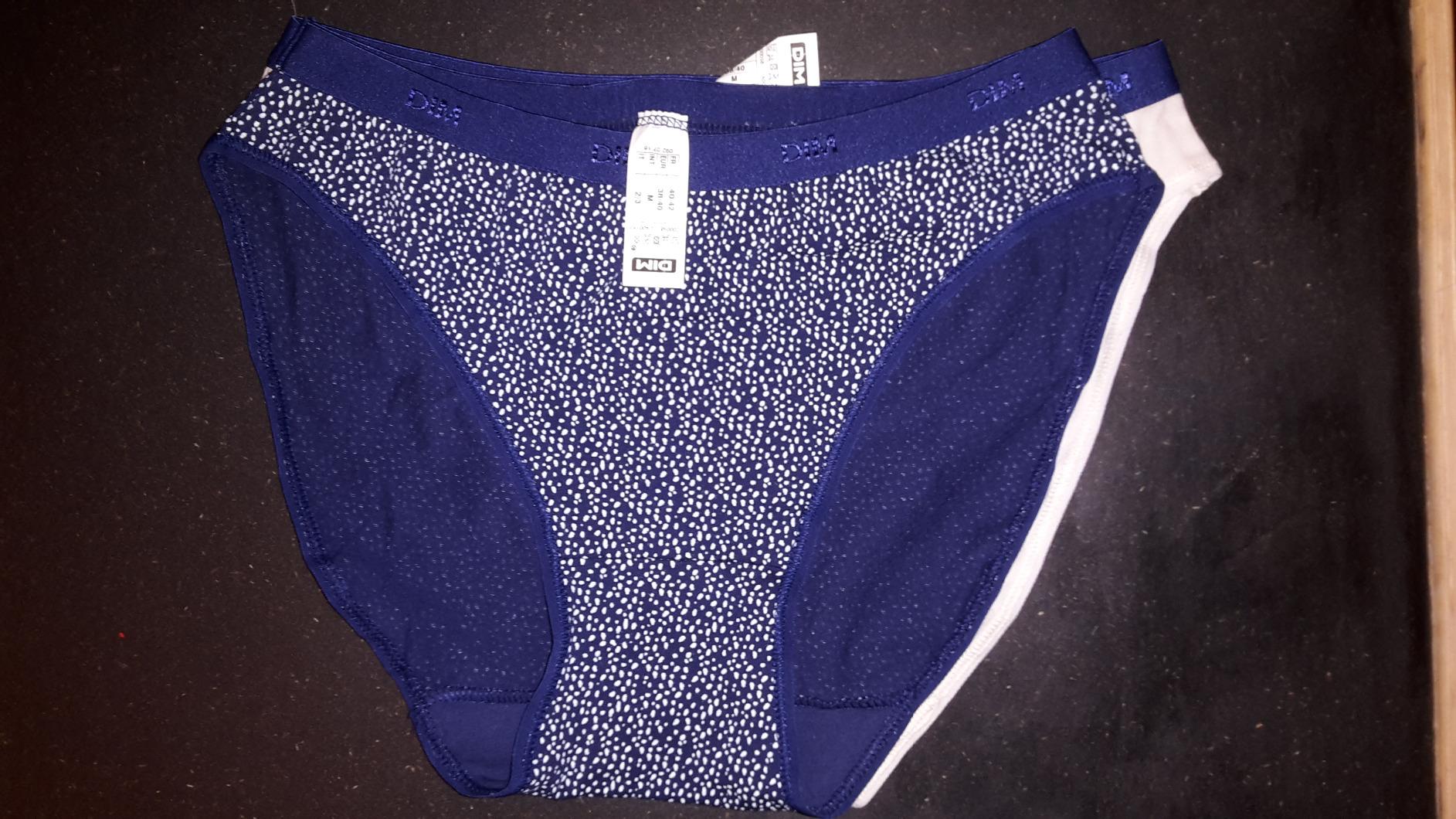 DIM Les Pockets slip donna 3 pezzi cotone multicolore