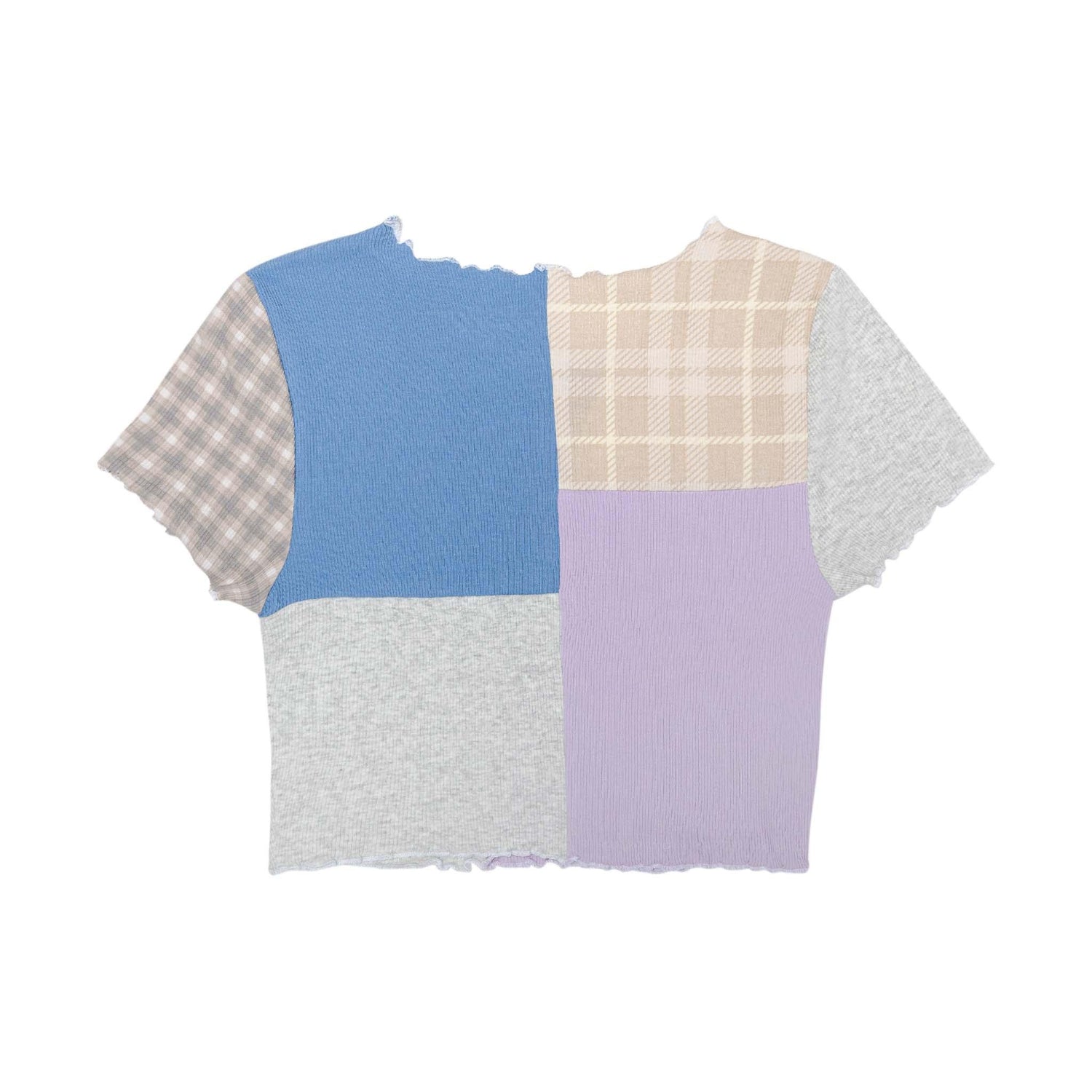 Playboy Splice baby tee cropped multicolor stampa logo