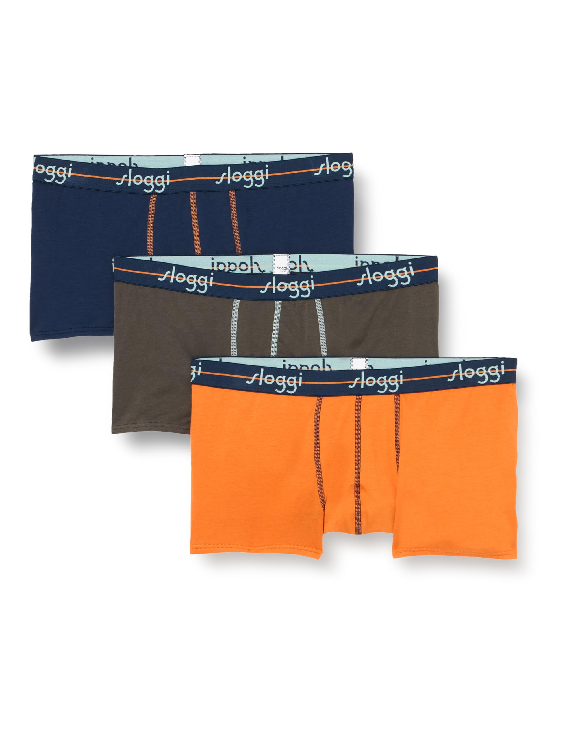 sloggi Men Start boxer hipster uomo 3 pezzi cotone multicolore