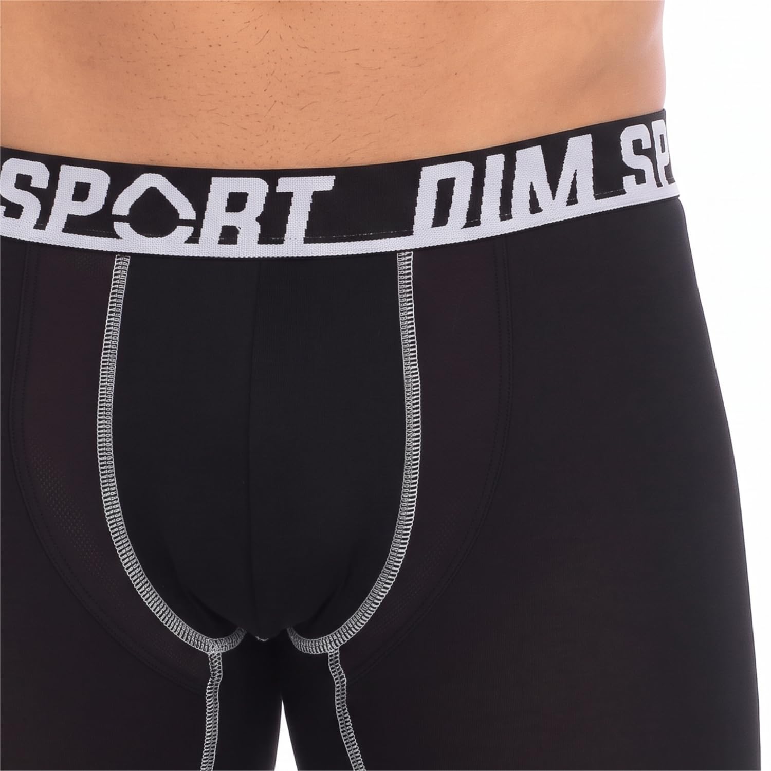 DIM Move Sport Micro boxer lungo uomo x2 L nero