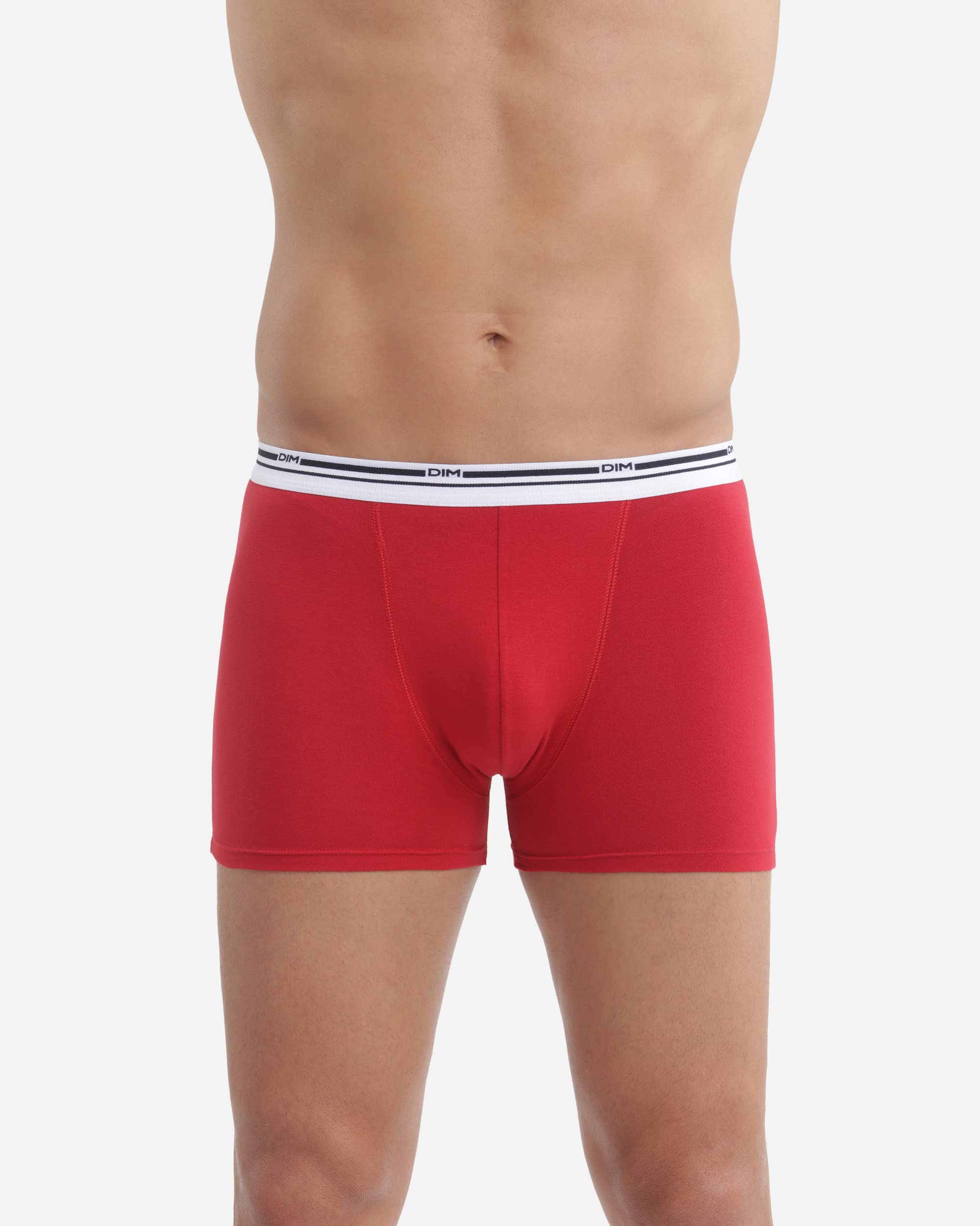DIM Stretch Cotton Comfort boxer uomo x4 multicolore cotone
