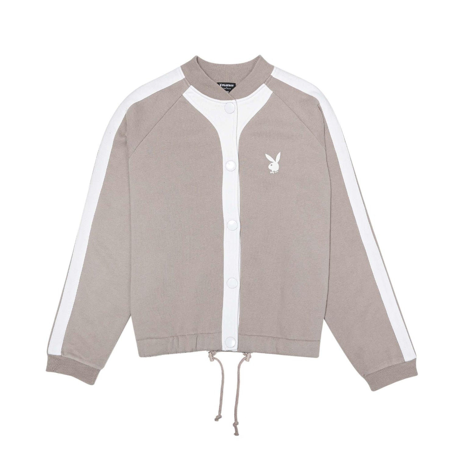 Playboy Bunny Bomber giubbotto donna grigio cotone