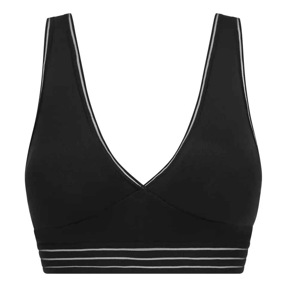 DIM Oh My Dims Triangle Reggiseno L Nero Senza Ferretto