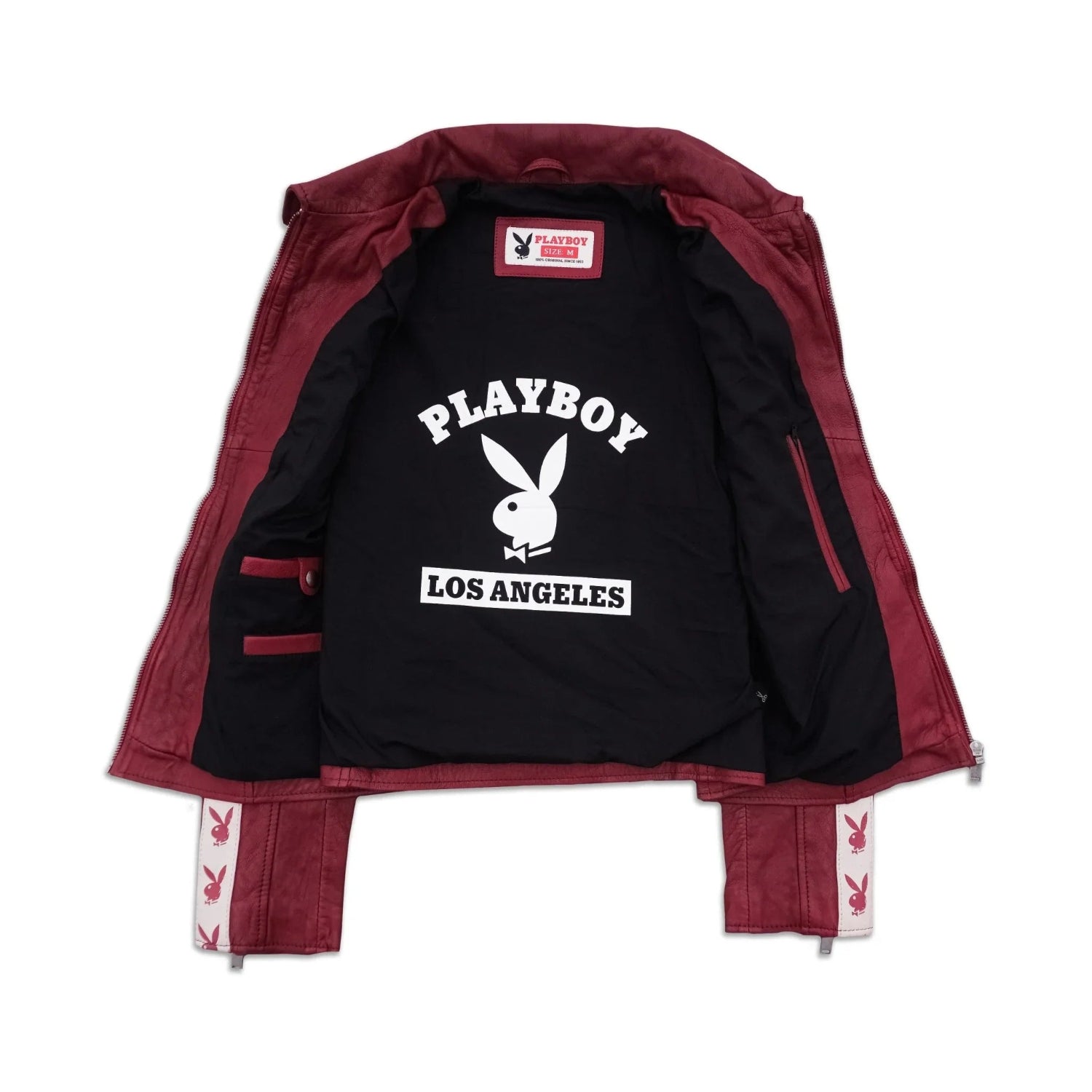 Playboy Kristen giacca pelle donna rossa