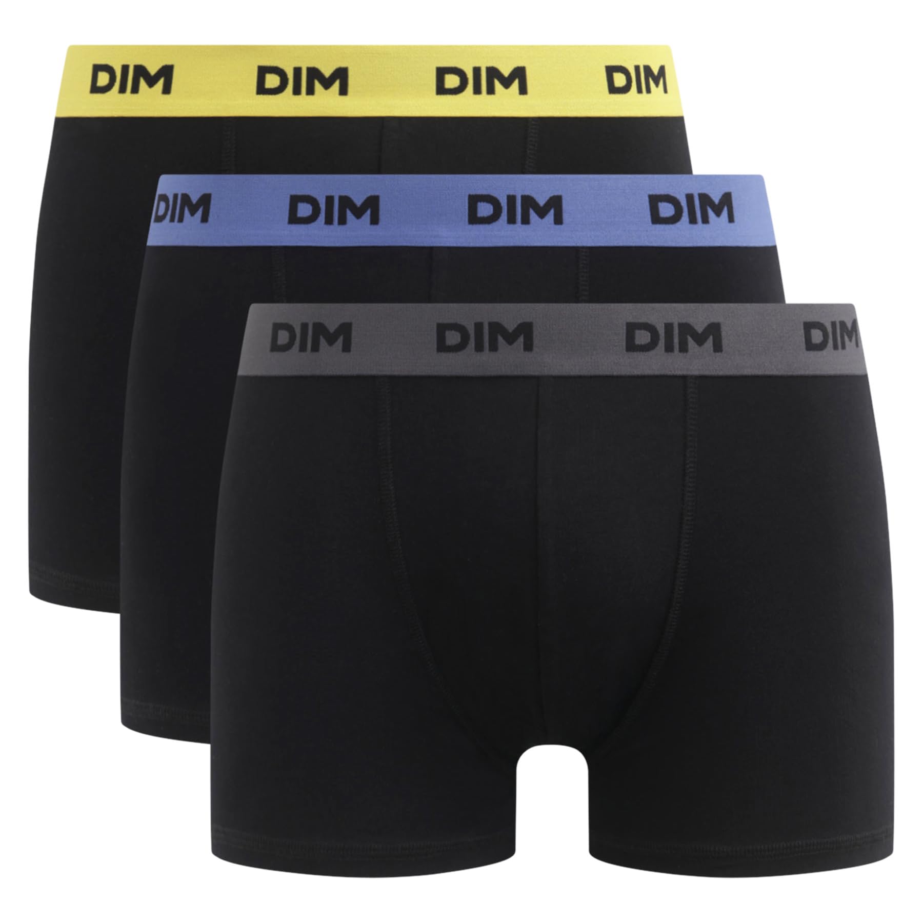 DIM Mix and Colors Boxer Uomo x3 Cotone Elasticizzato