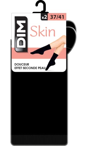 DIM Skin calzini donna neri x2 effetto seconda pelle