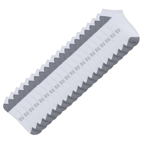 DIM Ecodim Sport calzini corti uomo x10 bianco-nero