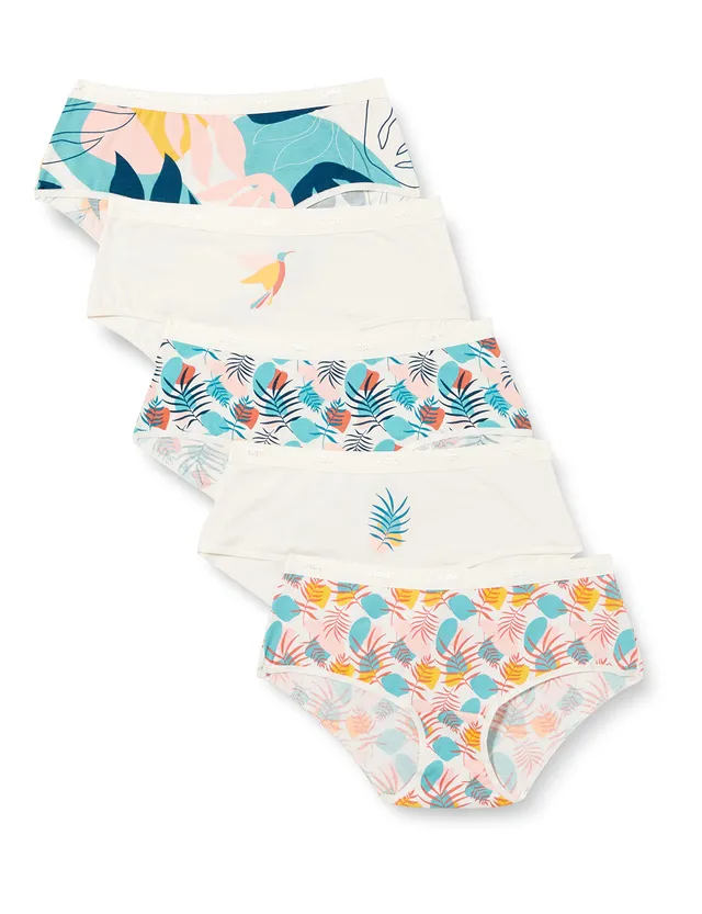 DIM Pockets Coton Shorty Donna Confezione 5 Boxer Colorati