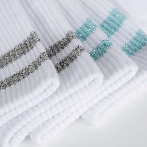 DIM Casual Glam calzini donna x2 35-38 argento blu lurex