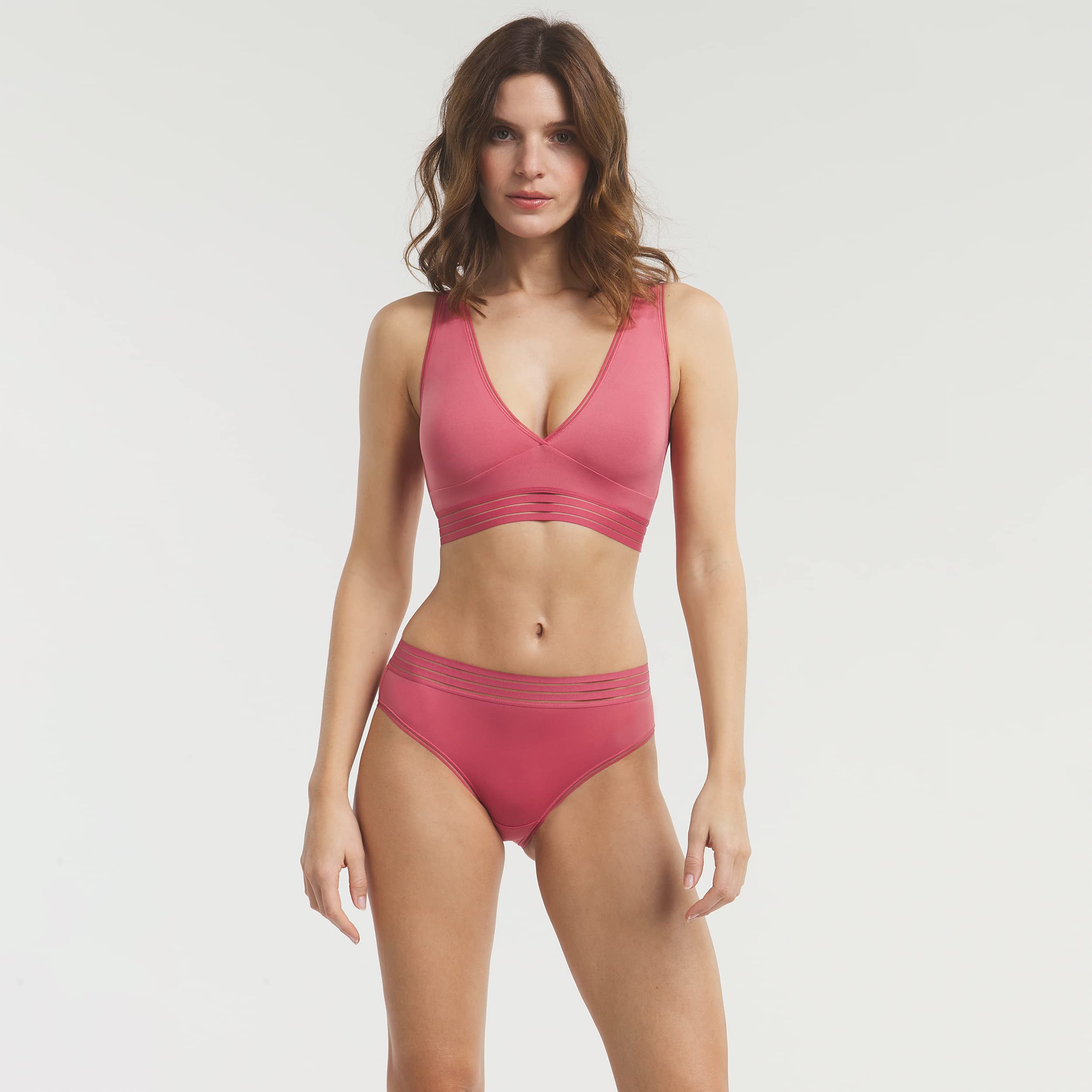DIM Oh My Dims slip bikini microfibra geo blu