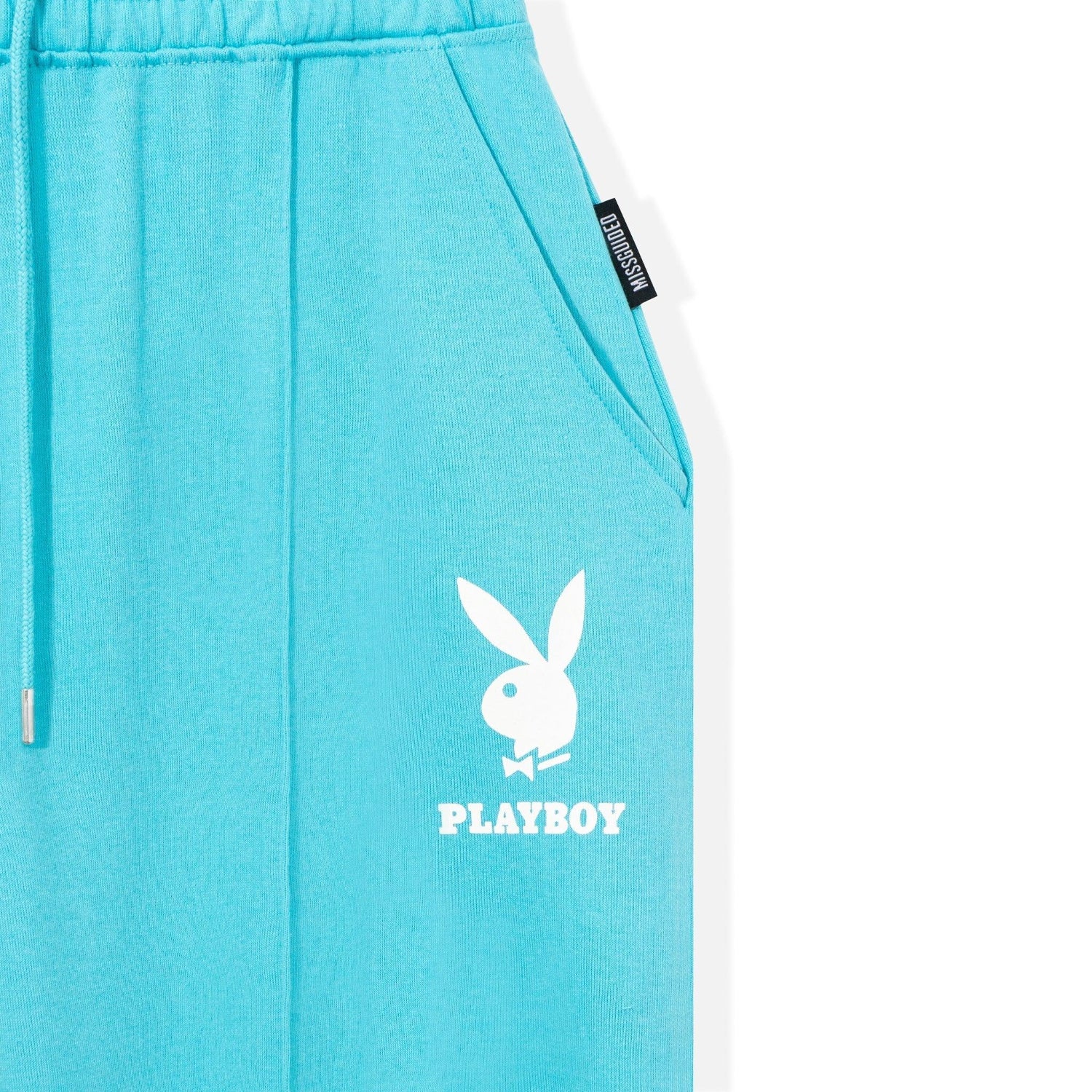 Playboy Logo pantaloni tuta rosa poliestere cotone dritti