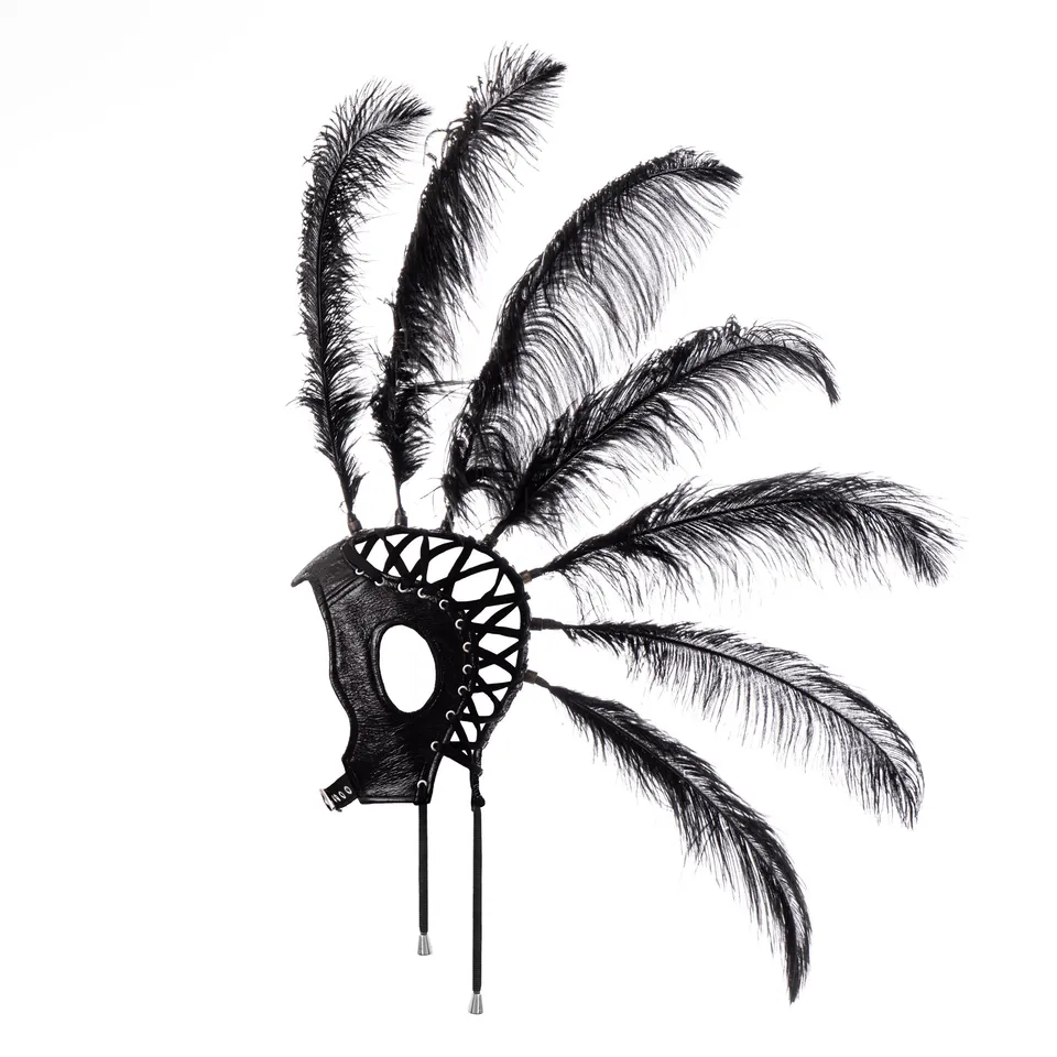 Lorenzo Seghezzi Feathered Hat cappello nero M