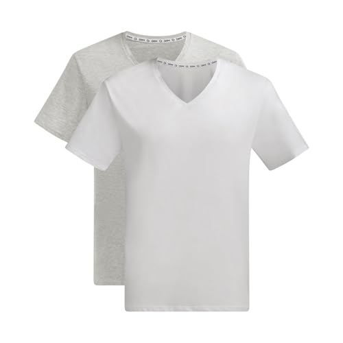 DIM Good T-Shirt Scollo a V Uomo 2 Pezzi Cotone Bio