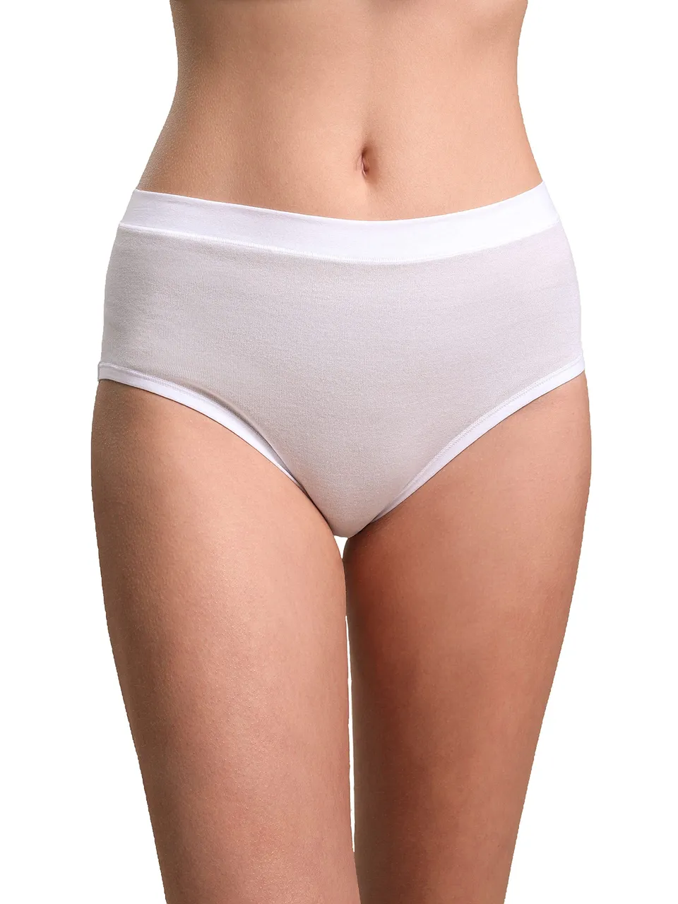 Egi Slip Maxi Cotone Filo Scozia Bianco XL 2 Pezzi