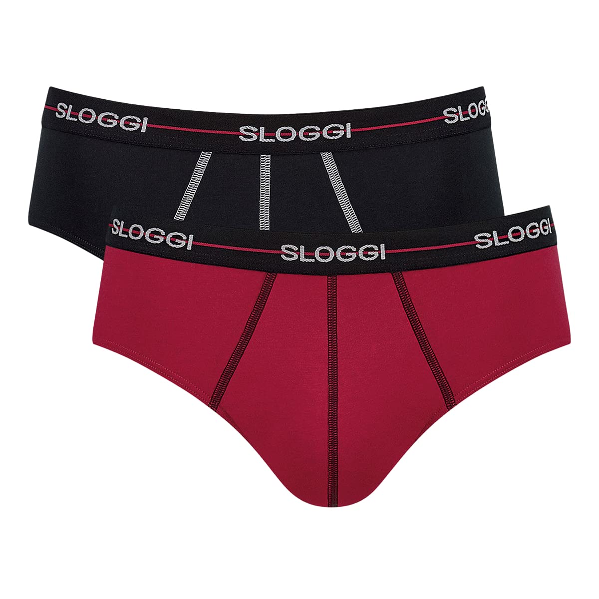 sloggi Men Start Midi boxer uomo 2 pezzi cotone
