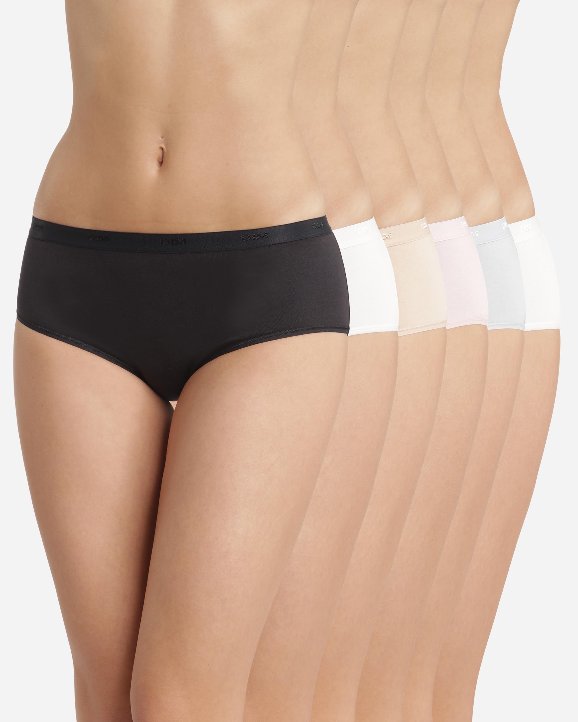 Dim Pockets Coton boxer donna 6 pack cotone multicolore