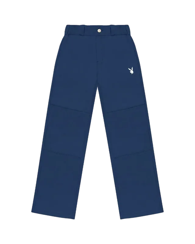 Playboy Ex-Boyfriend pantaloni blu vita alta