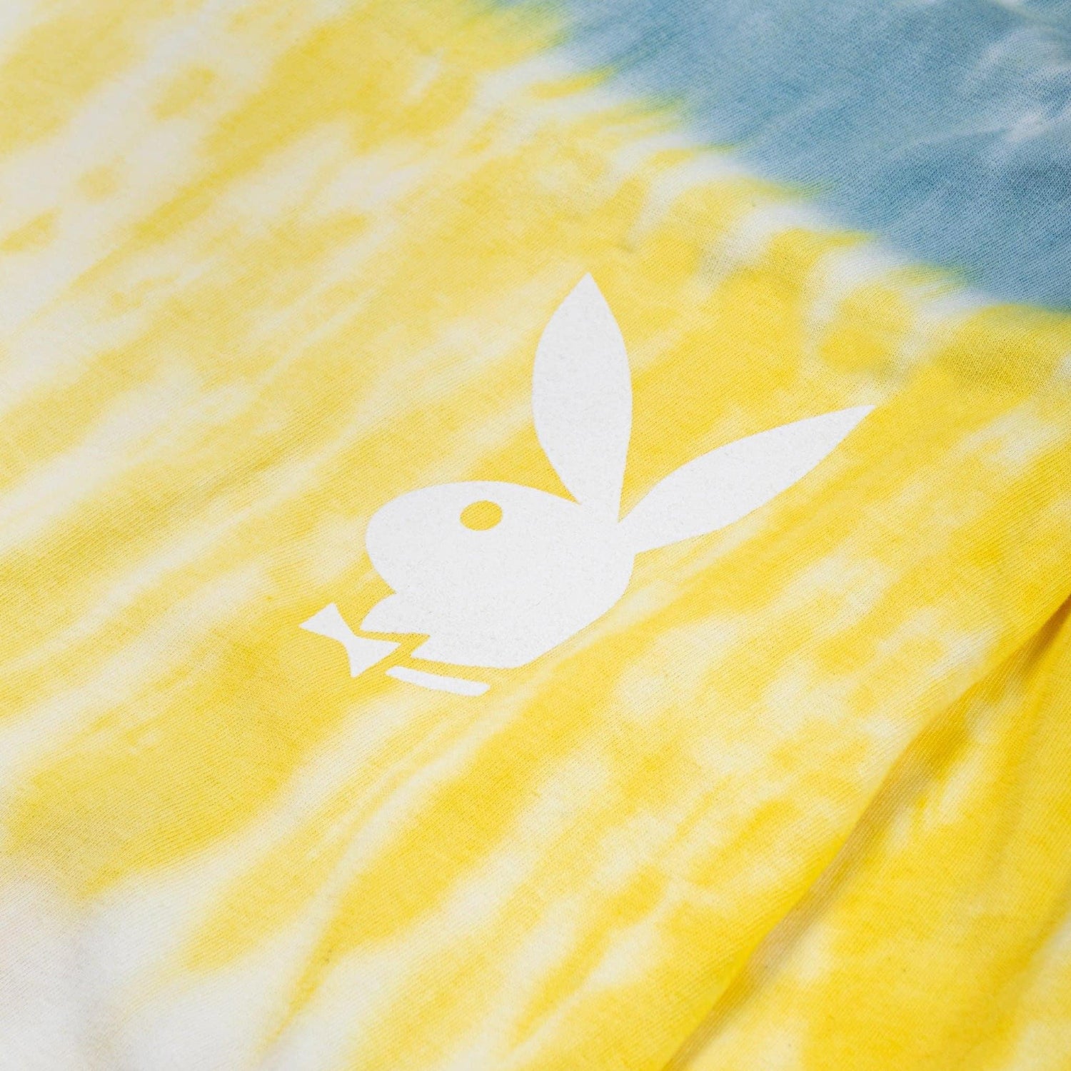 Playboy Tie-Dye Logo maglia maniche lunghe cotone organico