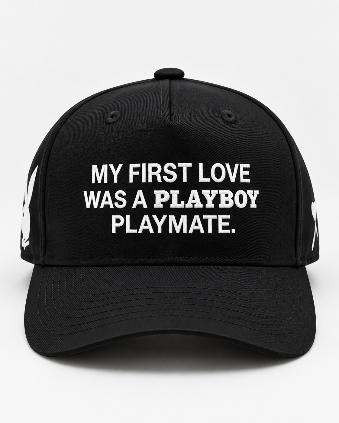 Playboy x Audien First Love cappello nero ricamato
