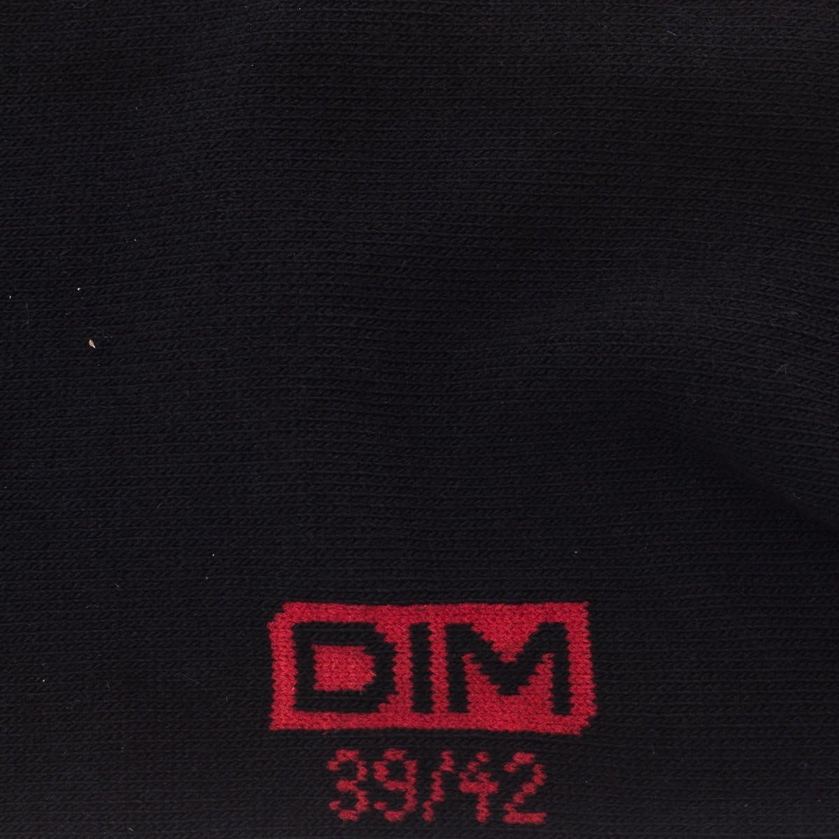 Dim Coton Comfort calzini uomo corti 3 paia neri cotone