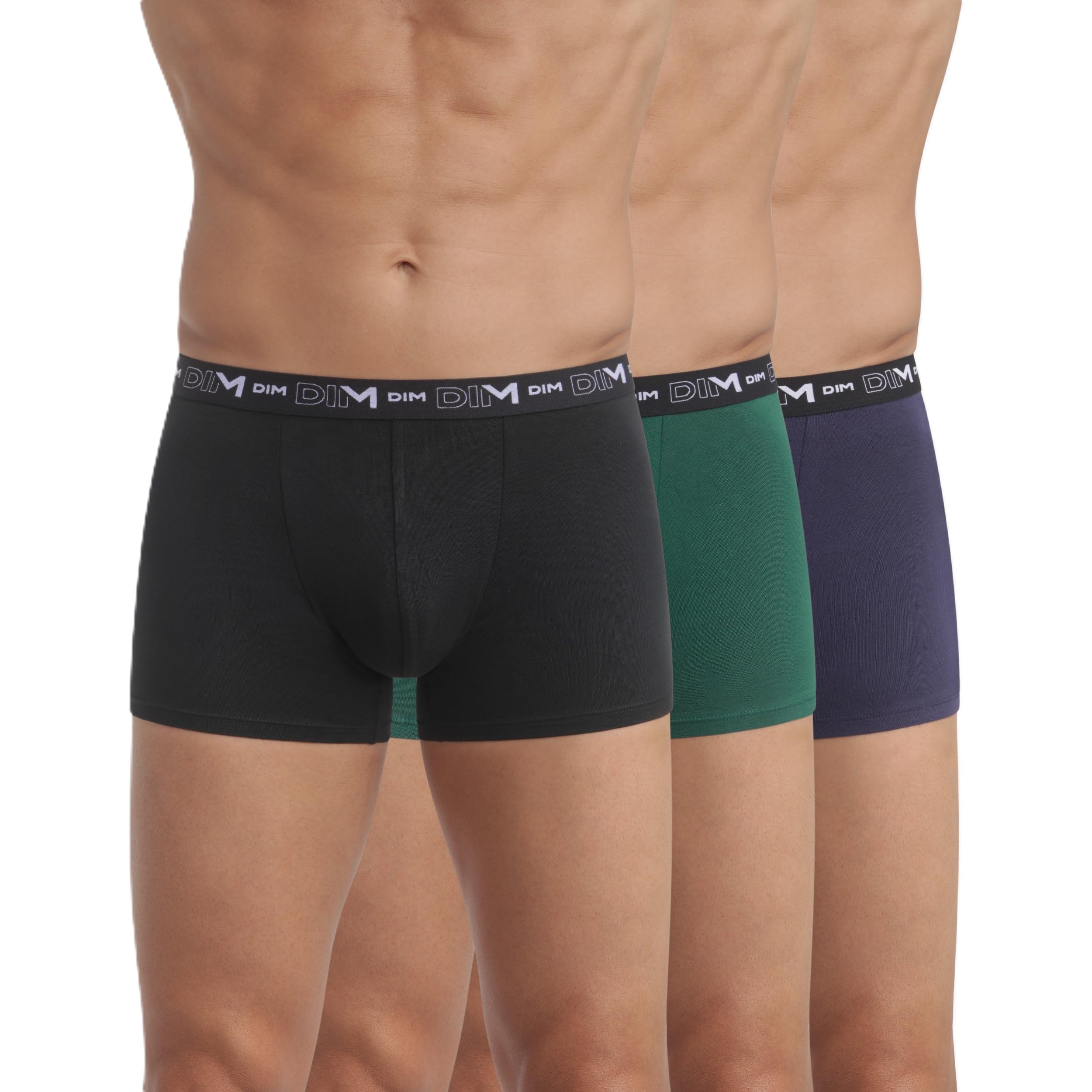 DIM boxer uomo cotone x3 traspirante senza etichetta