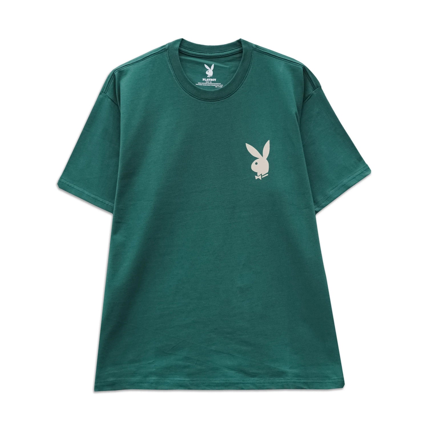Playboy Feb 1971 Cover t-shirt verde cotone