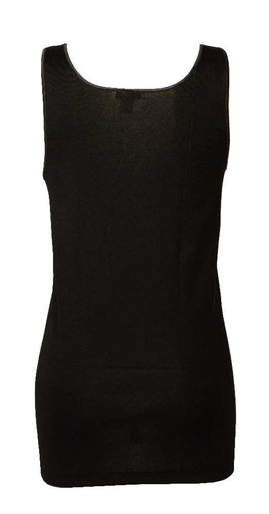 Egi 124SL Camiciola Spalla Larga Donna Nero Pizzo