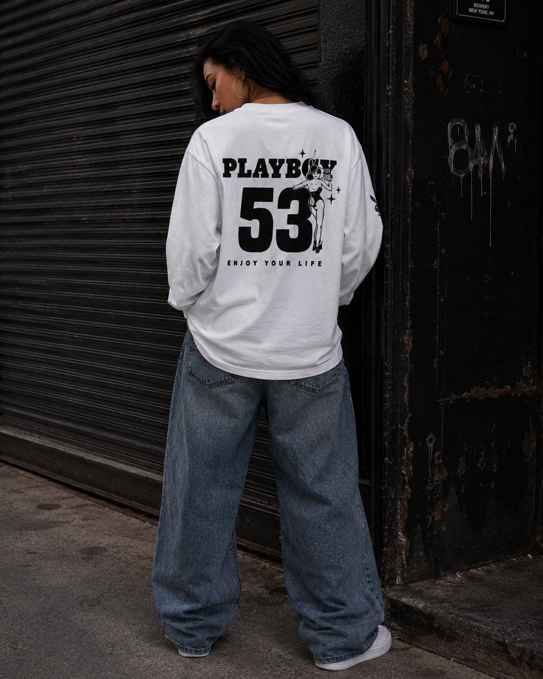 Playboy 53 maglia manica lunga unisex cotone