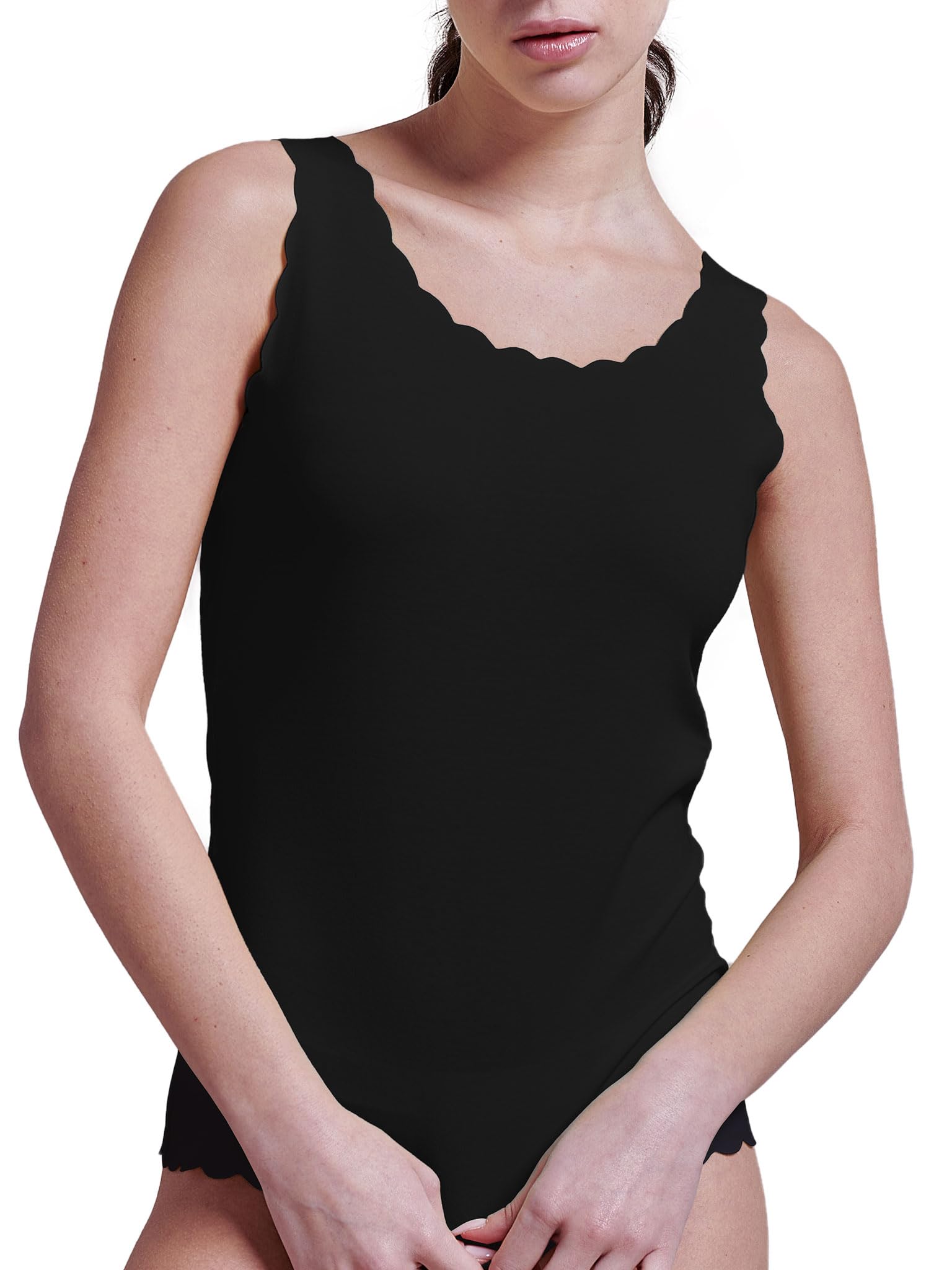 Egi 3132 canottiera donna bianco S-M cotone
