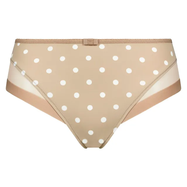 Dim Generous Reggiseno Marrone a Pois con Sostegno