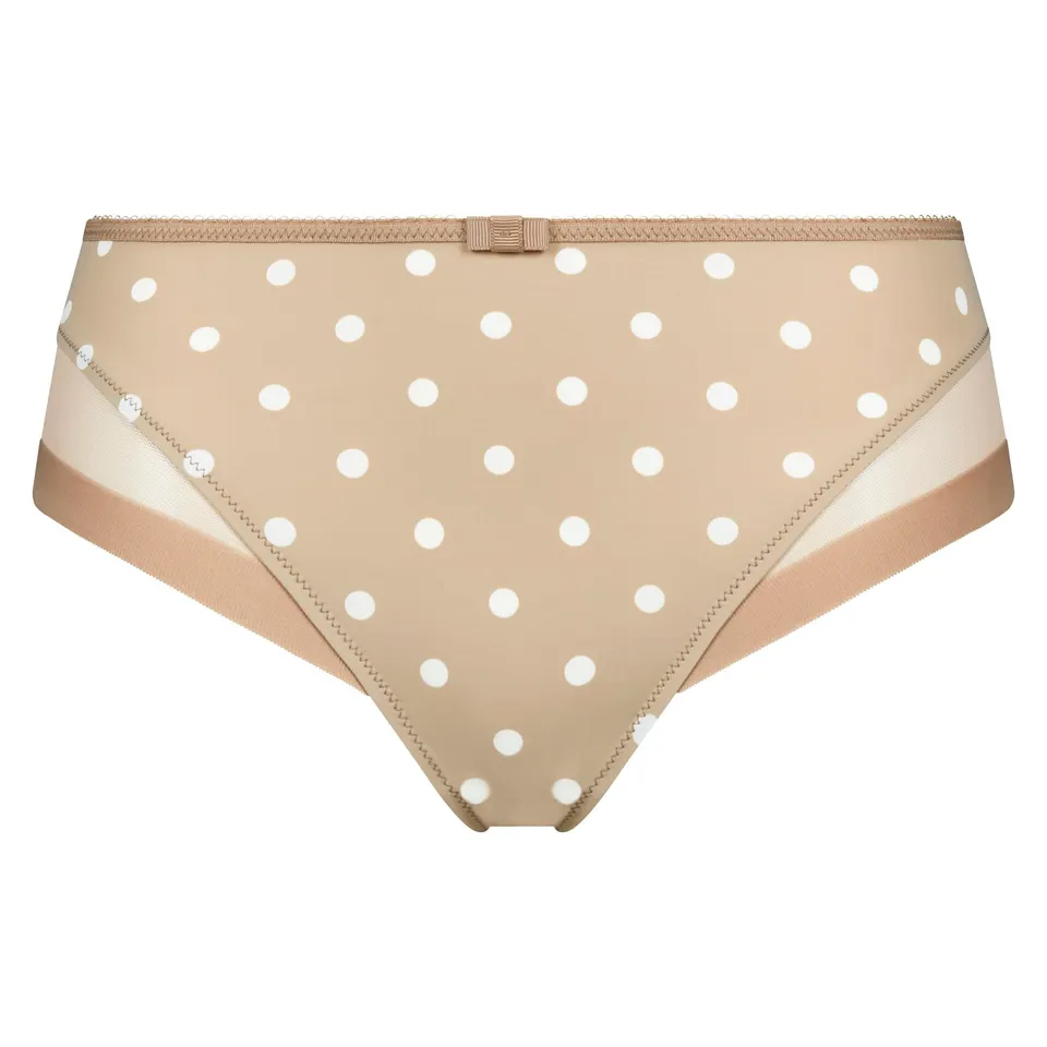 Dim Generous Reggiseno Marrone a Pois con Sostegno