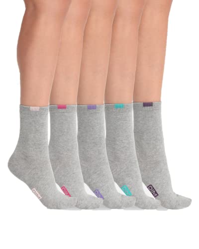 Dim Ecodim Calze Donna Nero 5 Paia Cotone