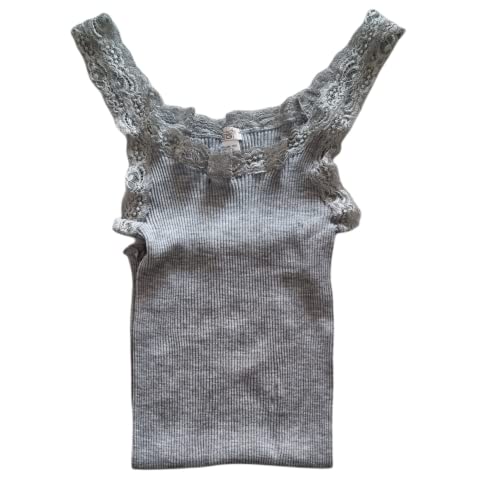 Egi 1491 Canottiera Donna Lana e Seta Grigio S