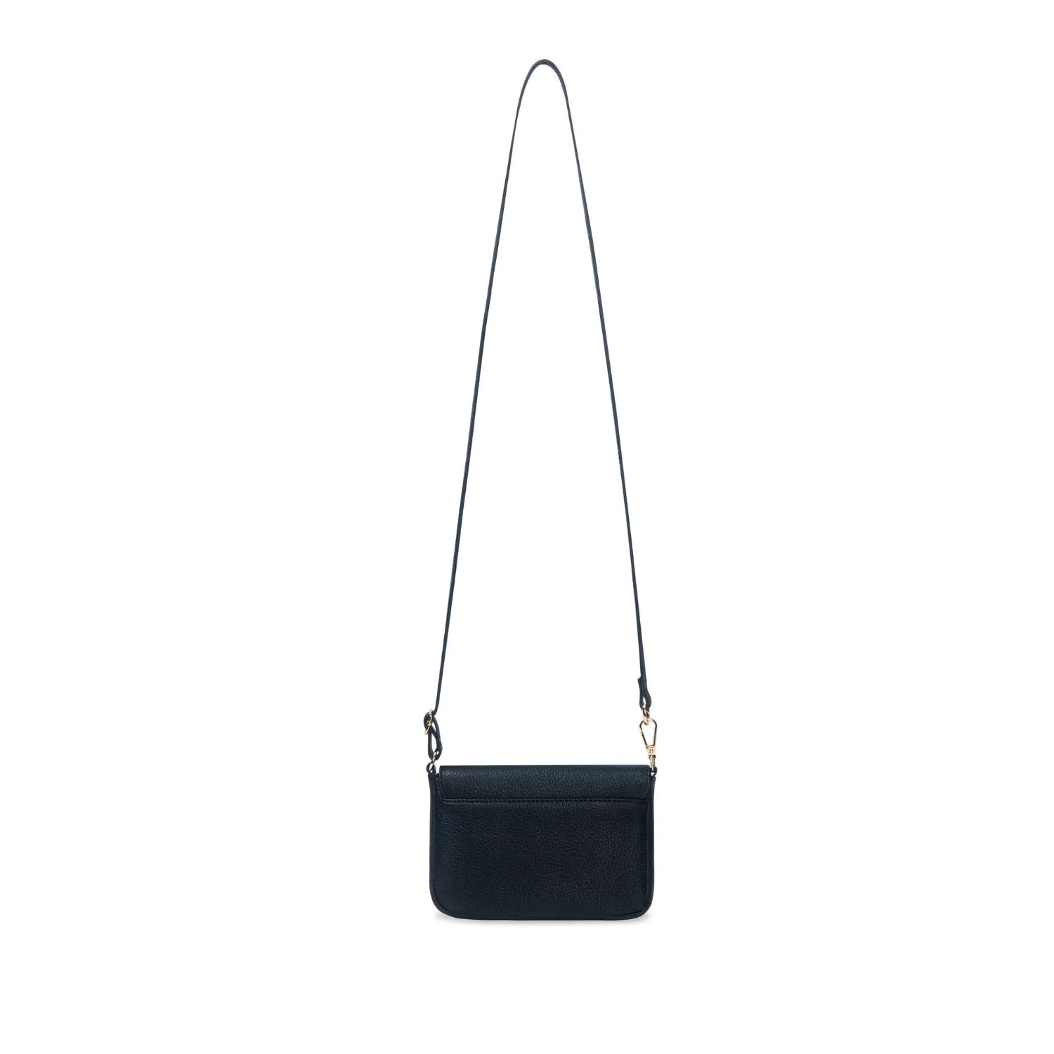 Playboy Leather Crossbody borsa a tracolla nera pelle