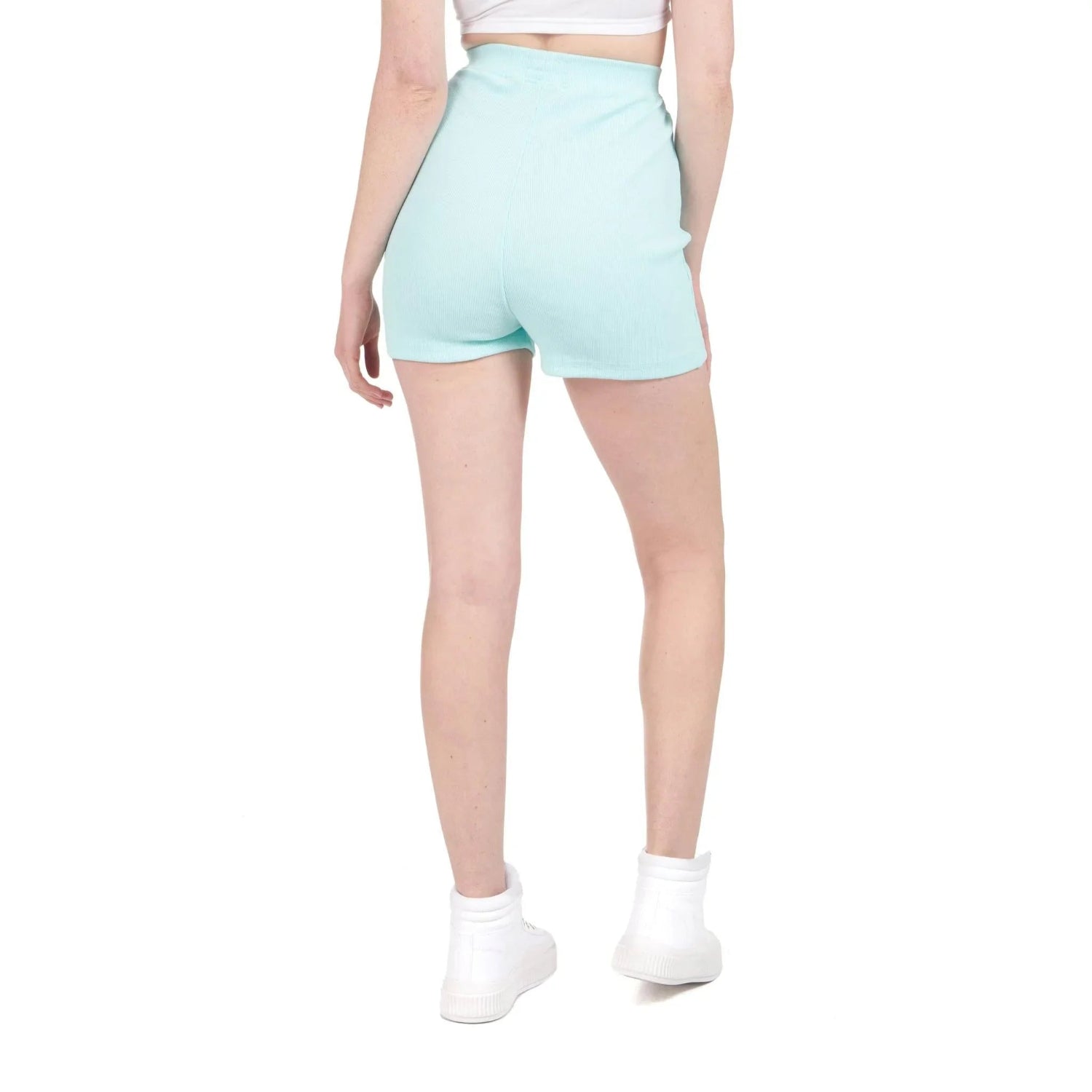 Playboy Classic shorts biker neri vita alta costine