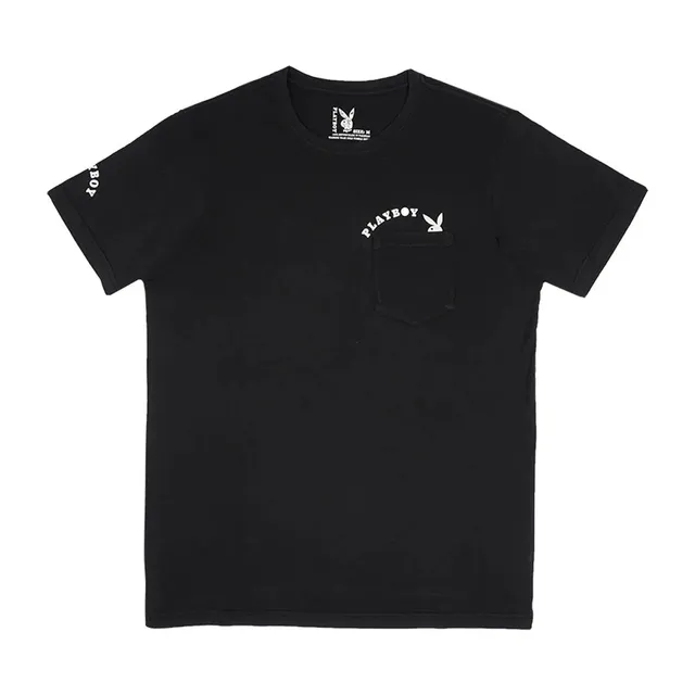 Playboy Bunny Pocket Tee maglietta gialla taschino logo