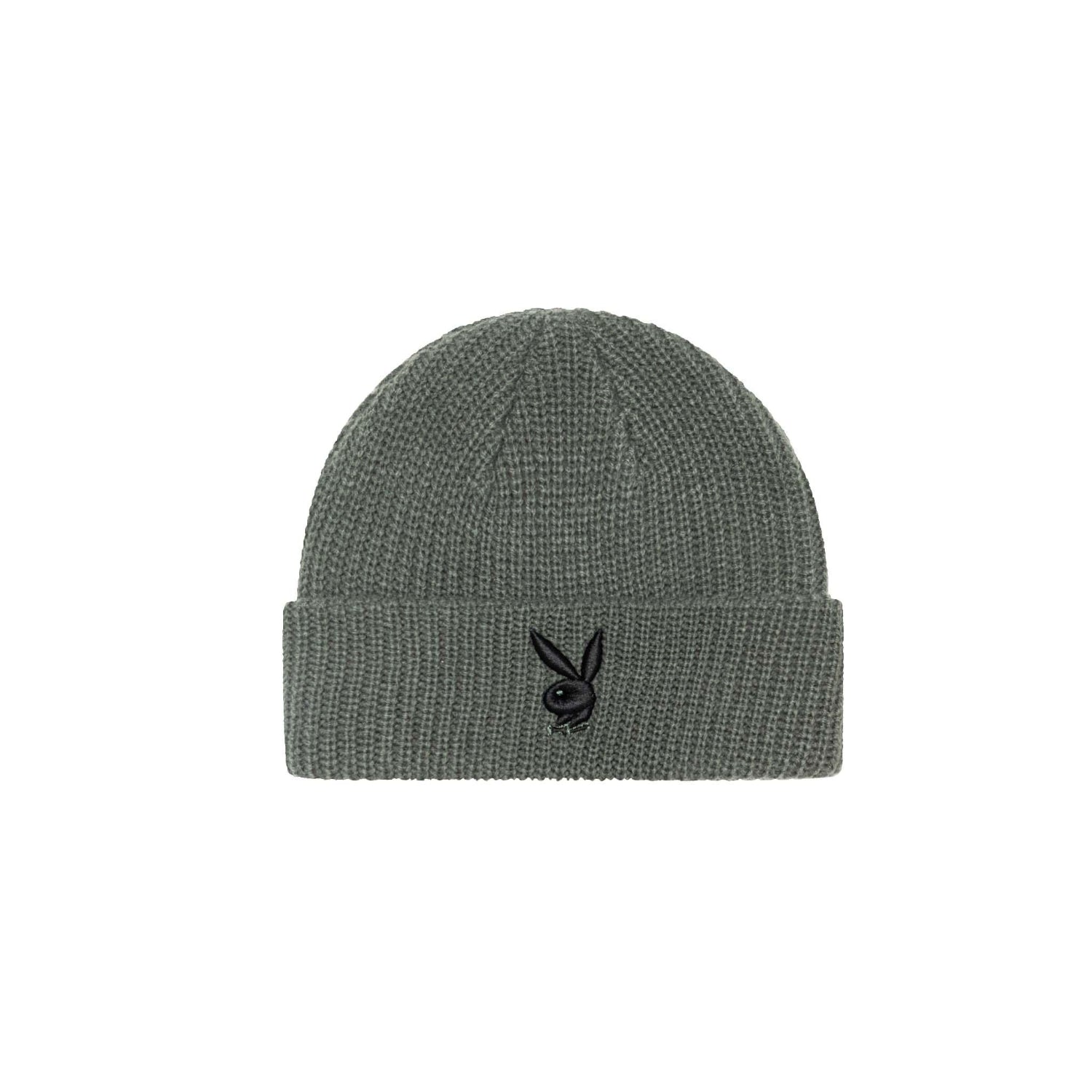 Playboy Beanie Rabbit Head Nero Lana Acrilica