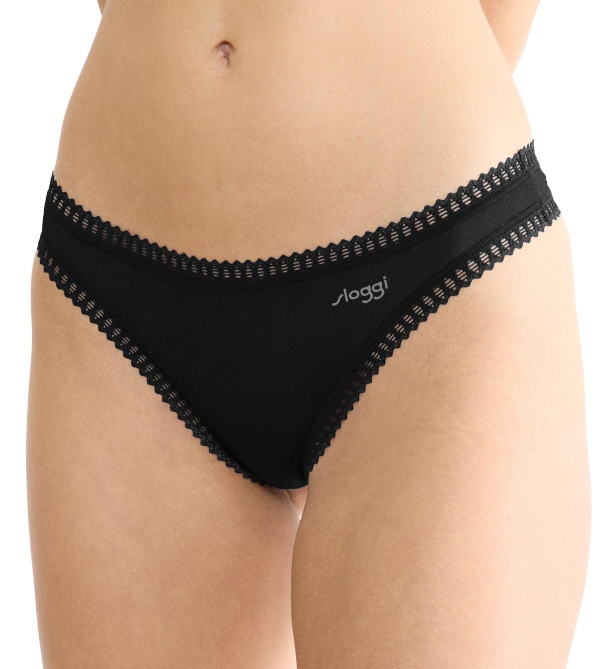Sloggi Go Crush perizoma nero XL 3 pezzi cotone