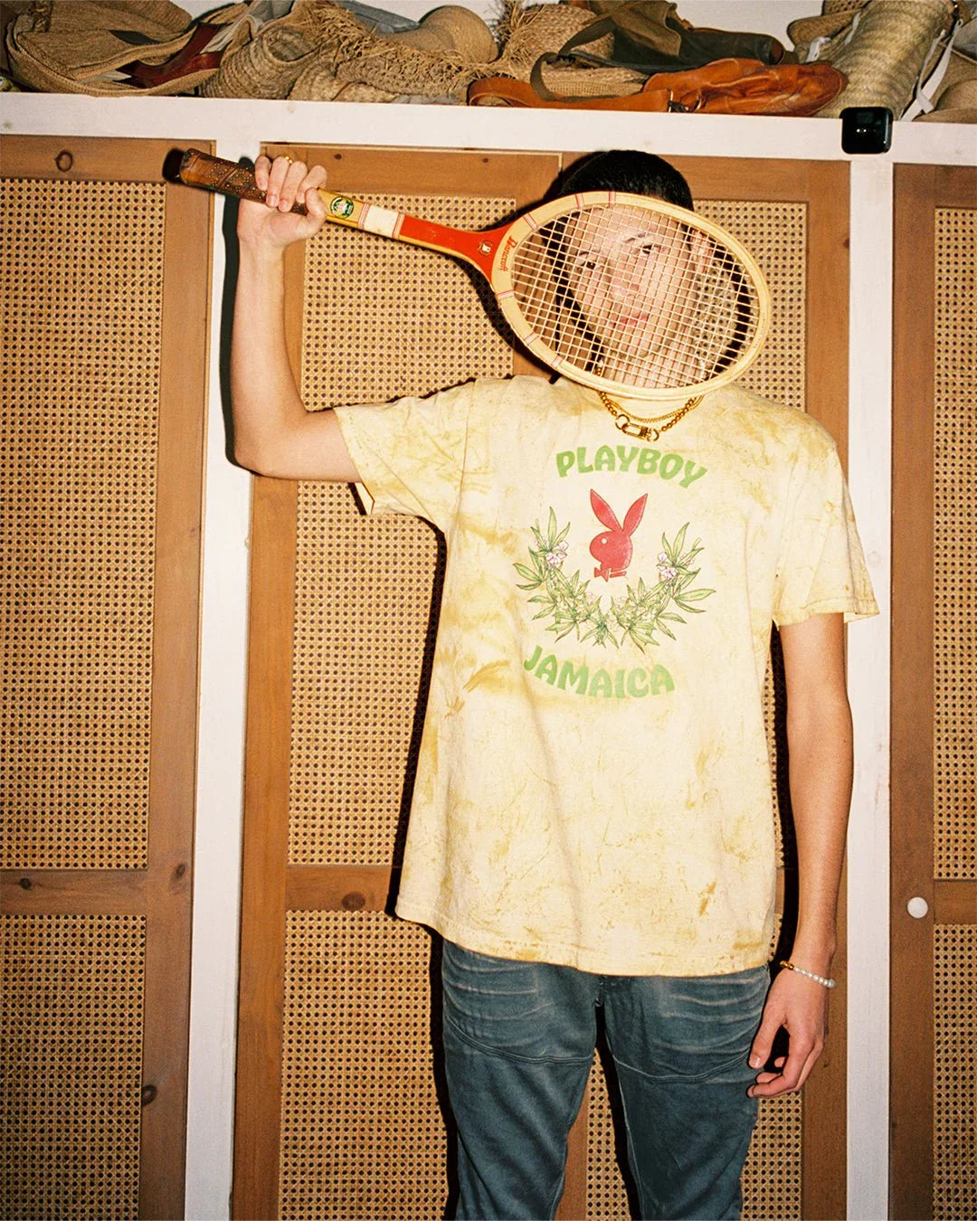 Playboy Jamaica Core Logo t-shirt tie dye citron