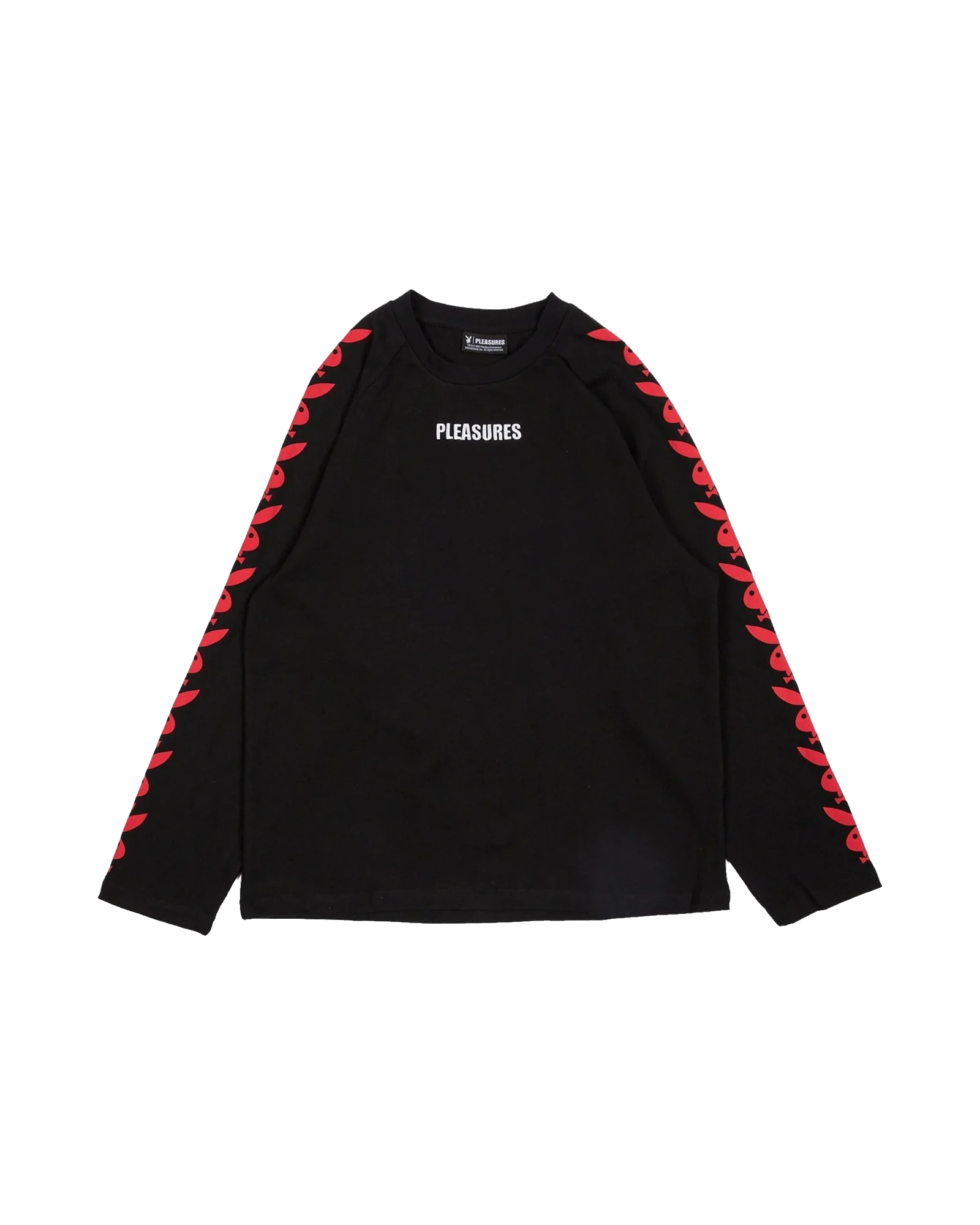 Playboy Pleasures Rabbit Head maglia manica lunga nera