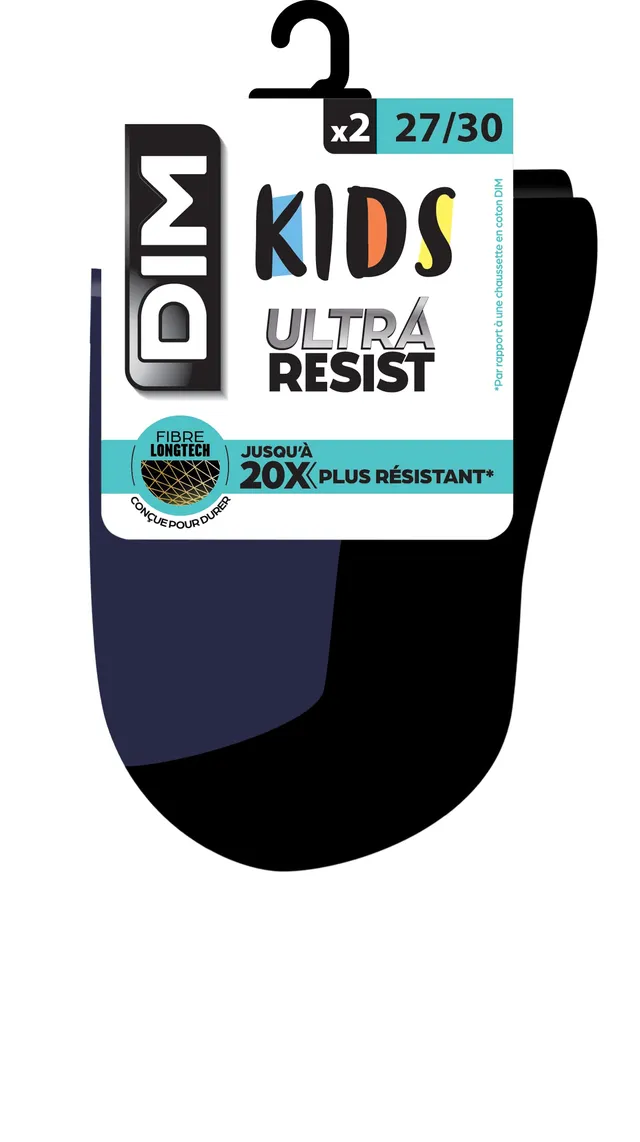 DIM Ultra Resist calzini bambini x2 resistenti