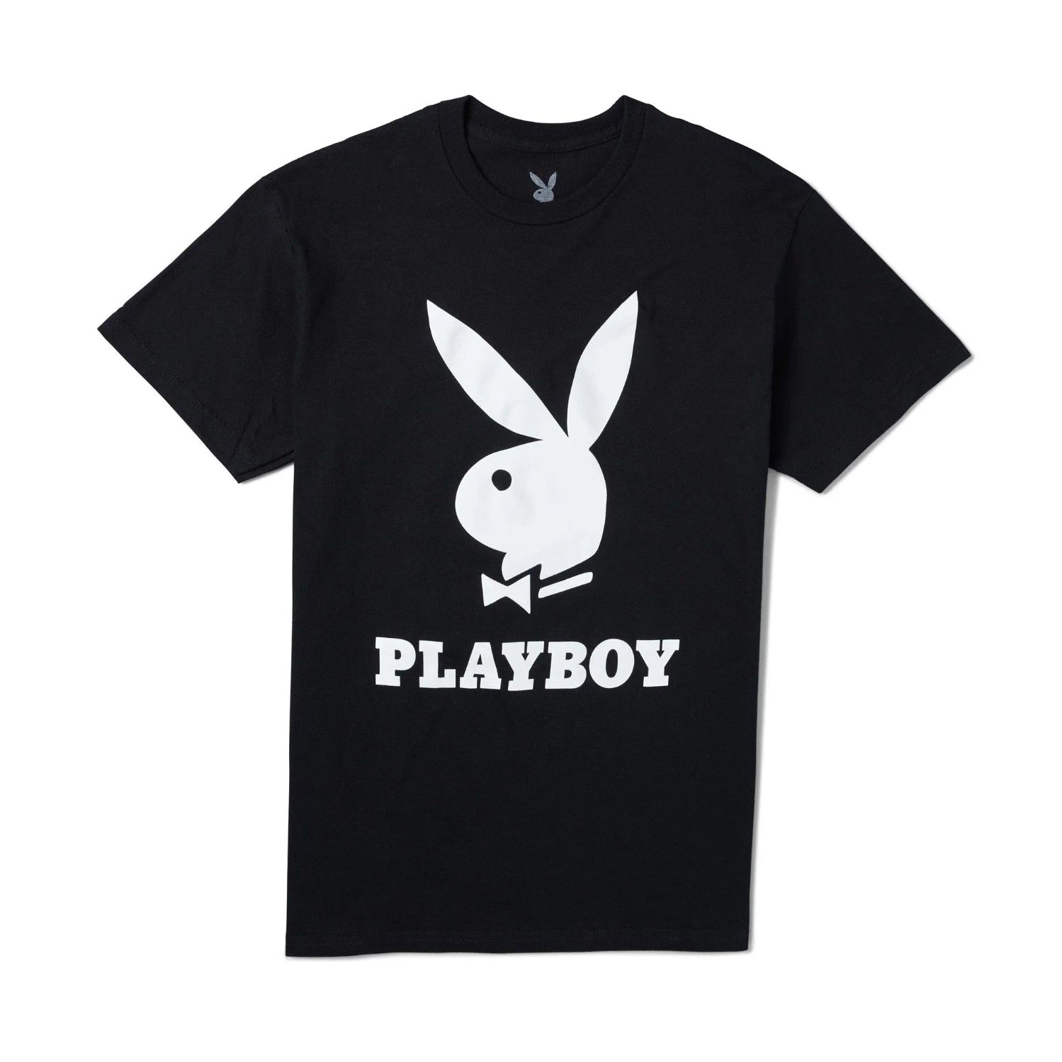 Playboy Logo T-Shirt maglietta cotone bianca