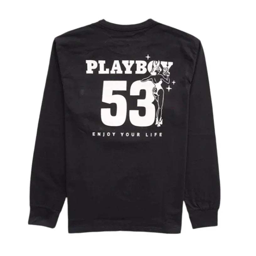 Playboy 53 maglia manica lunga unisex cotone