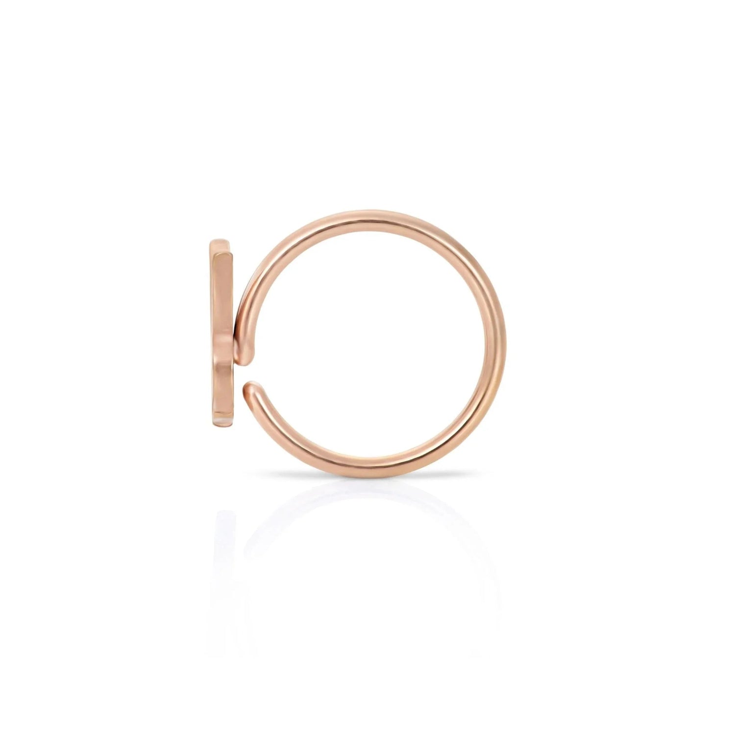 Playboy Rabbit Head anello naso acciaio