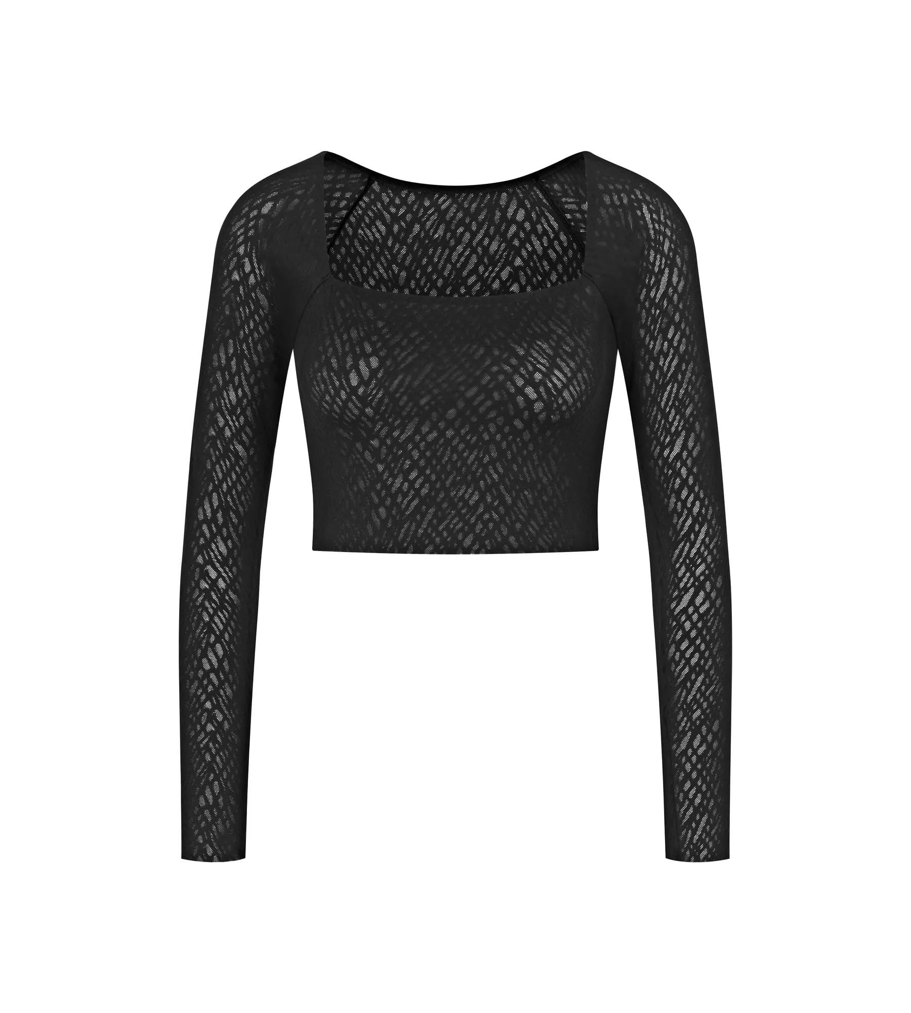 sloggi Zero Feel Bliss Top maglia M manica lunga albicocca