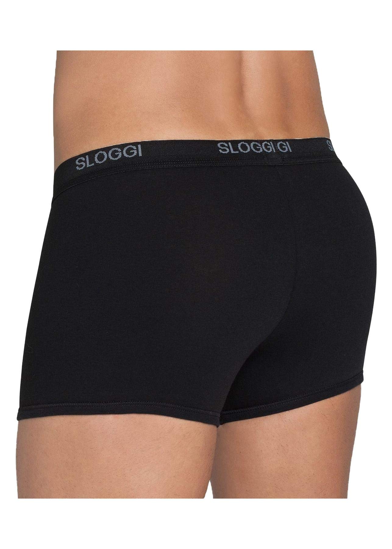 sloggi Men Basic Short Boxer Uomo L Nero Cotone