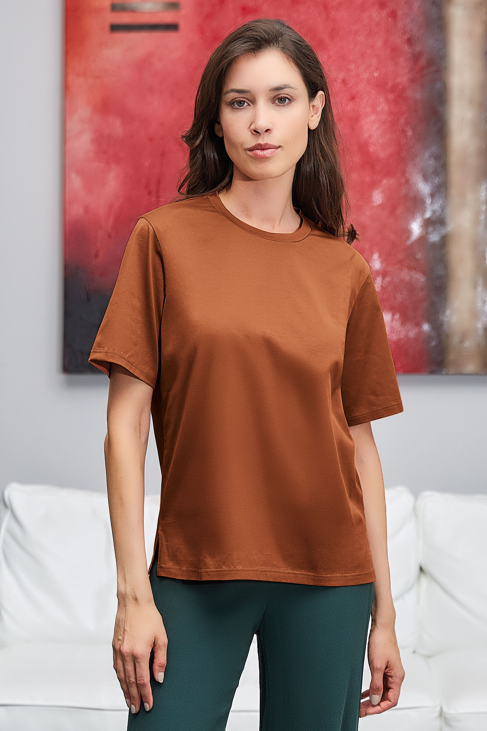 SUBLYME Premium Cotton t-shirt mezza manica mercerizzato