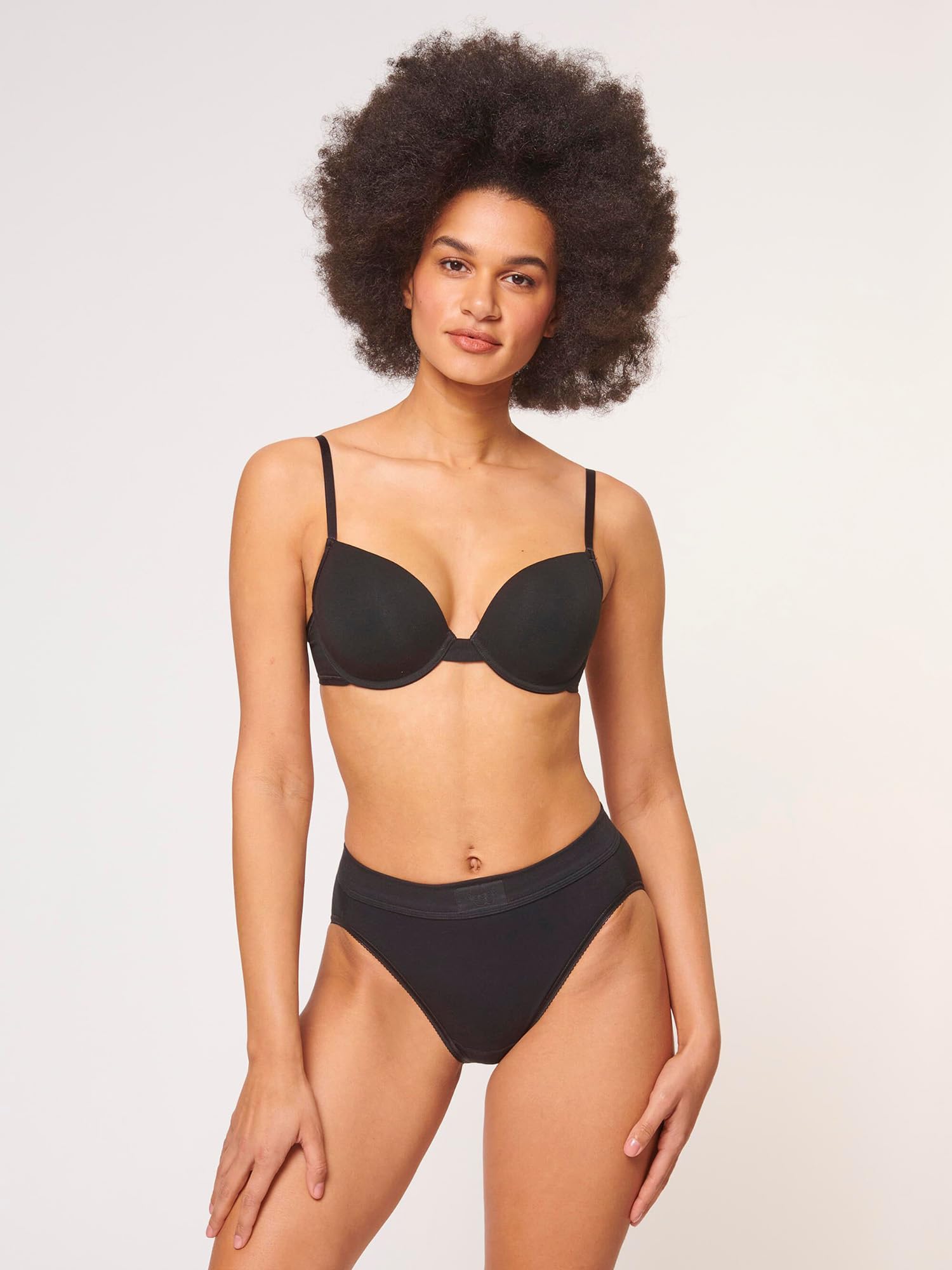 Sloggi Double Comfort Tai 2P Slip 38 Nero Cotone Morbido