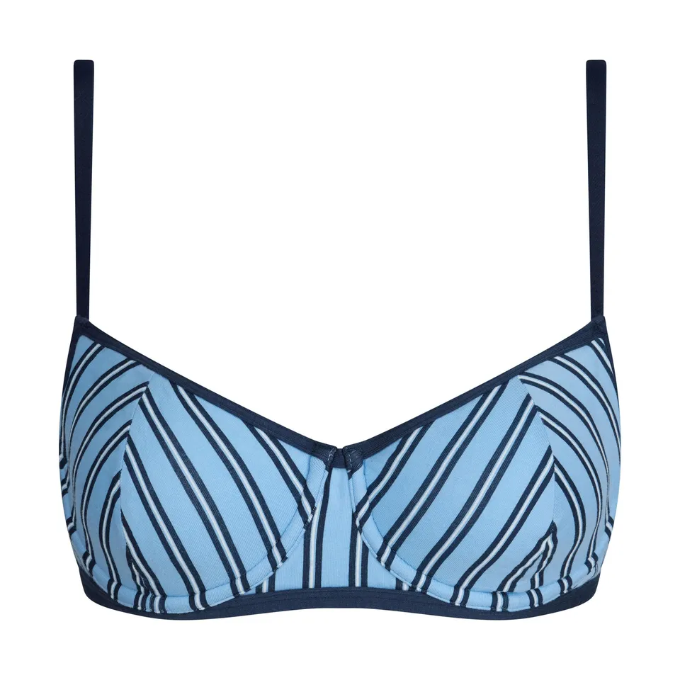 DIM Ines de la Fressange Reggiseno Cotone 4B Marrone Rosa